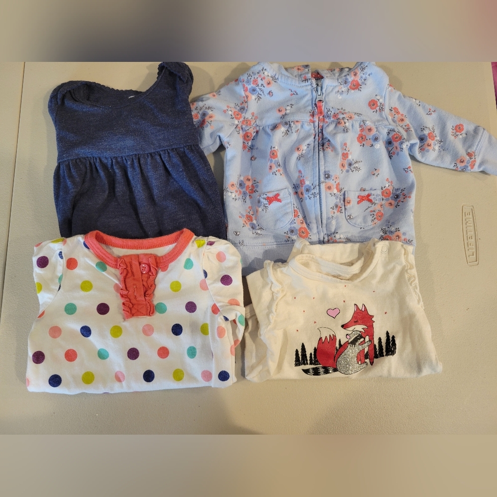 3 month infant girls 4 Item Mixed Bundle